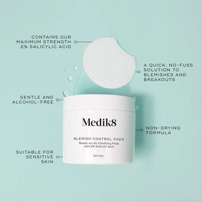 Medik8 Blemish Control Pads – 60 Pads